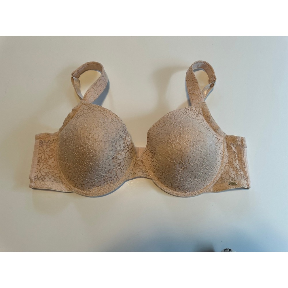 Jessica Simpson‎ Womens Lace Bra Blush Underwire Floral 42C